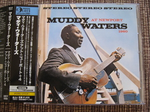 ☆MUDDY WATERS マディ・ウォーターズ♪AT NEWPORT 1960＋4☆Chess MCA ユニバーサル UICY-3200☆帯付CD☆