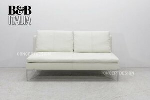 ◇B&B イタリア｜CHARLES チャールズ アームレスソファ W1560 （極美品）約126万 神奈川 直接引取り可 税込み