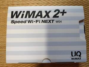 【中古動作確認ジャンク品】UQ WiMAX Speed WiFi NEXT　W04　HWD35SWU　ホワイト