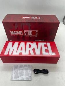 ◯ ホットトイズ MARVEL STUDIOS THE FIRST TEN YEARS LIGHT BOX 中古品電源確認済