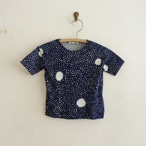 【キッズ】ミナペルホネン mina perhonen *skum プリント半袖Tシャツ*80子供用ベビーカットソー(33-2406-295)【60G42】