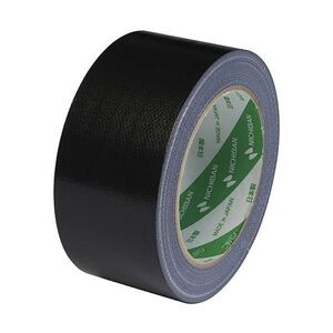 【新品】ニチバン 布粘着テープ No.121 中軽量物封かん用 50mm×25m 黒 1216-50 1セット(30巻)