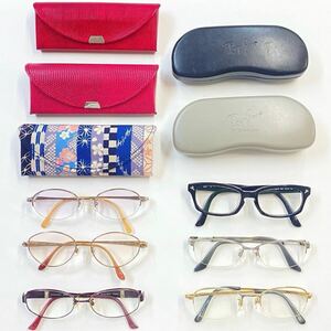 FN13919Q【まとめ売り】RayBan レイバン Burberry バーバリー NINA RICCI ニナリッチ Charmant シャルマン 眼鏡 メガネ アイウェア 度入り