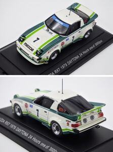 送料無料！エブロの 1/43 サバンナRX-7 レーシング デイトナ をお譲りします