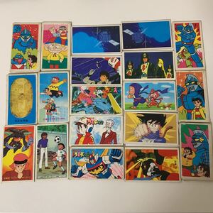 めんこ アニメ色々　18種　21枚　鉄人28号　ドラゴンボール　トライダーG7 イデオン　怪物くん　パーマン　キャプテン翼　ダンバイン