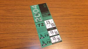 【北米仕様】ロサンゼルスドジャース パーキングパーミット Los Angeles Dodgers stadium PARKING PERMIT 駐車許可証USDM高速有鉛JDM LA 72