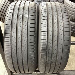 215/45R18 93W 2本 ダンロップ ルマン V 中古(98403) DUNLOP LEMANS V 吸音スポンジ 静音 アクセラ アテンザ エクシーガ