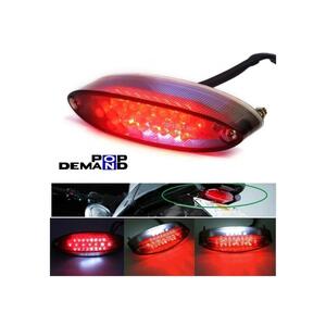 ◆即日発送◆訳有り 汎用 レッド LED テールランプ E11 12V 防水 CB650カスタム CB750カスタム GL500カスタム CTX700