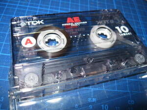 使用済み　中古　 カセットテープ　TDK　AE10　Type1　ノーマル　10分 8本 No.92　爪あり