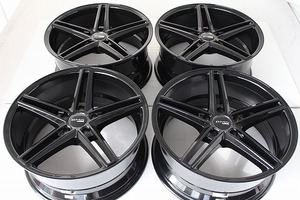 新品 18インチ 8.0J 5-114.3 ブラック ホイール4本SET アルファード ヴェルファイア ハリアー RAV4 (W2380-1)