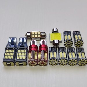 ZWA10 CT200h 超爆光！T10 LED ルームランプ ナンバー灯 バックランプ ポジション 12点セット ホワイト レクサス /45/57/34/t31/t28