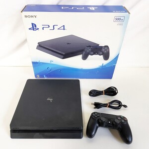 SONY Playstation4コントローラー付き 500GB ジェットブラック CUH-2000A PS4 本体 【DK4014】