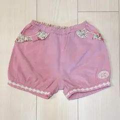 ♡シシュノン 95cm♡ショートパンツ　ピンク　レース　花柄