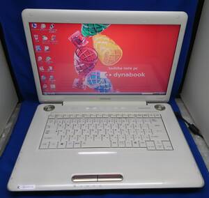 TOSHIBA dynabook TX/65HBI ;ATX65HLRBI WindowsVista C2D(Core2Duo) P8600 ジャンク