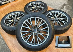 レクサス RX450h RX300 RX200t Fスポーツ 純正 20インチ ホイール ＆ DUNLOP 235/55R20 4本セット★NX 等にも★センサー付き