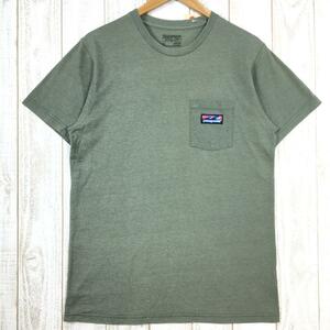 MENs M パタゴニア ボードショーツ ラベル コットンポリ ポケット Tシャツ Board Short Label Cotton/Poly Po