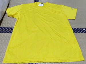 【新品】アシックス 速乾半袖Tシャツ XO 黄色