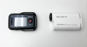 【1円スタート】☆カメラ☆ ◆中古品◆　SONY　ソニー　HDR-AS200V　アクションカム　RM-LVR2　ライブビューリモコン