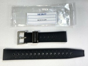 R03C012J9 SEIKO プロスペックス 19mm 純正シリコンラバーバンド ブラック SBEN003/6L37-00A0、SBEX013/8L55-00E0用 送料無料