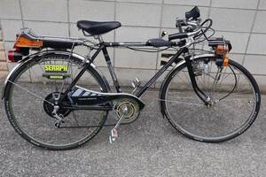 激レア 昭和レトロ 水谷 自転車 セラフ号 セミツアー車 バックミラー 方向指示器 アンティーク コレクション