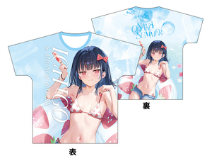 mignon いちご SUMMER Tシャツ c104 MIGNON WORKS フルグラフィック フリーサイズ