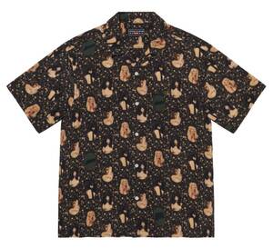 【新品】Supreme /HYSTERIC GLAMOUR Blurred Girls Rayon S/S Shirt COLOR/STYLE：Black SIZE：Medium