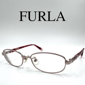 FURLA フルラ メガネ 度入り VU4346J サイドロゴ フルリム