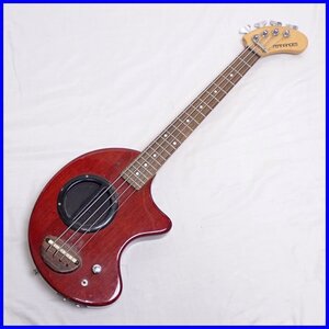 ★FERNANDES/フェルナンデス ZO-3 エレキベース バーガンディ/ソフトケース付き/コンパクト/弦楽器&1832500081