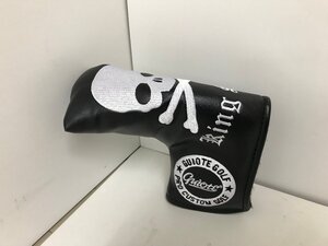 送料無料　海外一流ブランド 激安 福岡大河プロ推奨　Guiote 新品 パターカバーKING SKULL black 上代5,500円