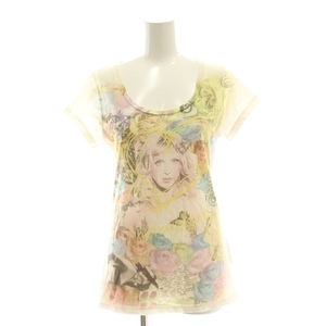 ヒステリックグラマー HYSTERIC GLAMOUR COURTNEY LOVE 半袖 カットソー Tシャツ F 白 ホワイト /HK ■OS レディース