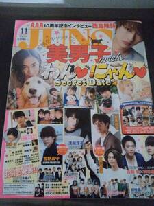 雑誌☆JUNON/ジュノン☆2015年11月号☆西島隆弘/佐藤健/菅田将暉/宮野真守/志尊淳