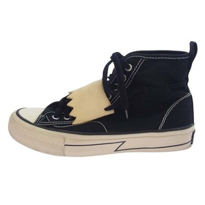 VISVIM ビズビム WMV SKAGWAY HI KILTIE BLACK スカグウェイ ハイ カットスニーカー ブラック系 7【中古】