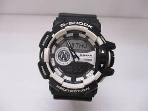 m2356 CASIO カシオ G-SHOCK GA-400 ハイパーカラーズ ブラック/ホワイト アナデジ 稼働 中古 ゆうパック60サイズ 同梱OK