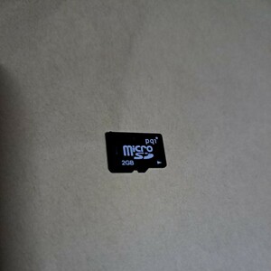 pq1 micro SDカード　2GB メモリーカード