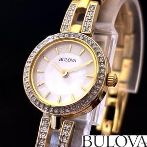 【高貴】BULOVA/ブローバ/レディース腕時計/お洒落/展示品特価/高級/女性用/プレゼントに/激レア/希少/綺麗/ウオッチ/プレゼントに/煌き