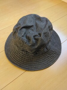 グッドイナフ x ヘッドポーター　デニムハット　黒M　GOODENOUGH HEADPOTER ブラック