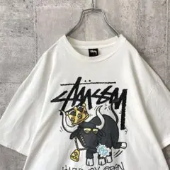 OLD STUSSY ステューシー 闘牛 Tシャツ Ｌ ホワイト