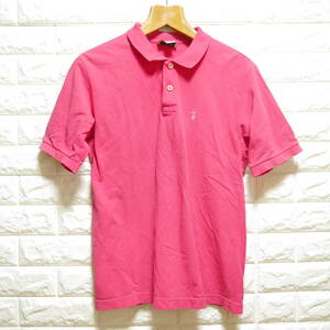 F7 □ TRUSSARDI □ トラサルディ　ポロシャツ　ピンク系　中古　サイズＭ