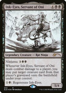 MTG ■黒/英語版■ 《鬼の下僕、墨目/Ink-Eyes, Servant of Oni》★FOIL★Secret Lair SLD