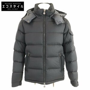 美品/国内正規/20年製 MONCLER モンクレール MONTGENEVREモンジュネーブル フード付ダウン ジャケット 1 ブラック メンズ