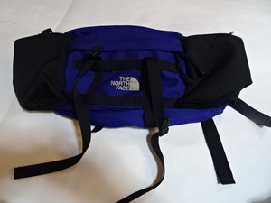  激レア USA購入 人気アウトドアブランド ノースフェイス 【THE NORTH FACE】 ウエストバック パープル 中古品