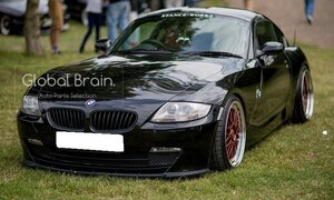 BMW Z4 E85 E86 後期 フロント リップ スポイラー / バンパー スプリッター アンダー ディフューザー カバー カナード エアロ