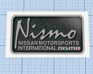 ★★ 立体風エンブレム・Nismoステッカー ★★ 左右約12cm×天地約6.3cm