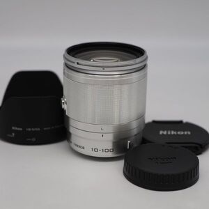 ■極上品■ Nikon 1 NIKKOR VR 10-100mm f/4-5.6 シルバー 190041