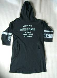 ◆ナルミヤ　BLUE CROSS girls　ブルークロスガールズ 　パーカー　sizeＬＬ（1７0ｃｍ）USED品