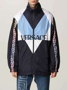 【新品】VERSACE GRECA NYLON JACKET 52 ベルサーチ ヴェルサーチ グレカ ナイロン ジャケット ウインドブレーカー バロック