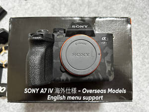 SONY A7 IV ILCE-7M4 海外仕様 Overseas Models