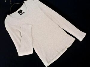 BEAMS ビームス ワッフル カットソー sizeS/グレージュ ■◇ ☆ eca5 メンズ