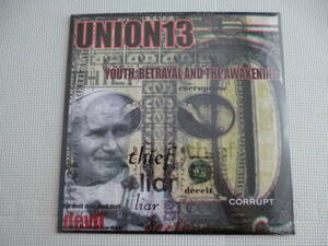 新品シールド UNION 13 / Youth Betrayal and the Awakening■USオリジナル盤 Epitaph ハードコア hardcore