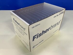 3349-1【Fisher Scientific】直口ホウケイ酸ガラスチューブ　φ18×150mm　※新品　